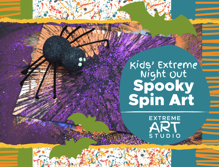 Kids' Extreme Night Out: Spooky Spin Art