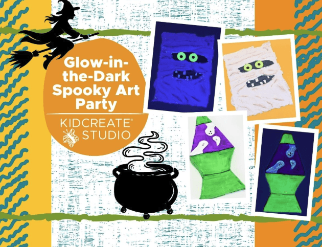Glow-in-the-Dark Spooky Art Party